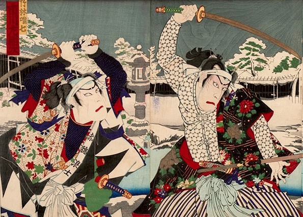 Kunichika_Chushingura_Triptych